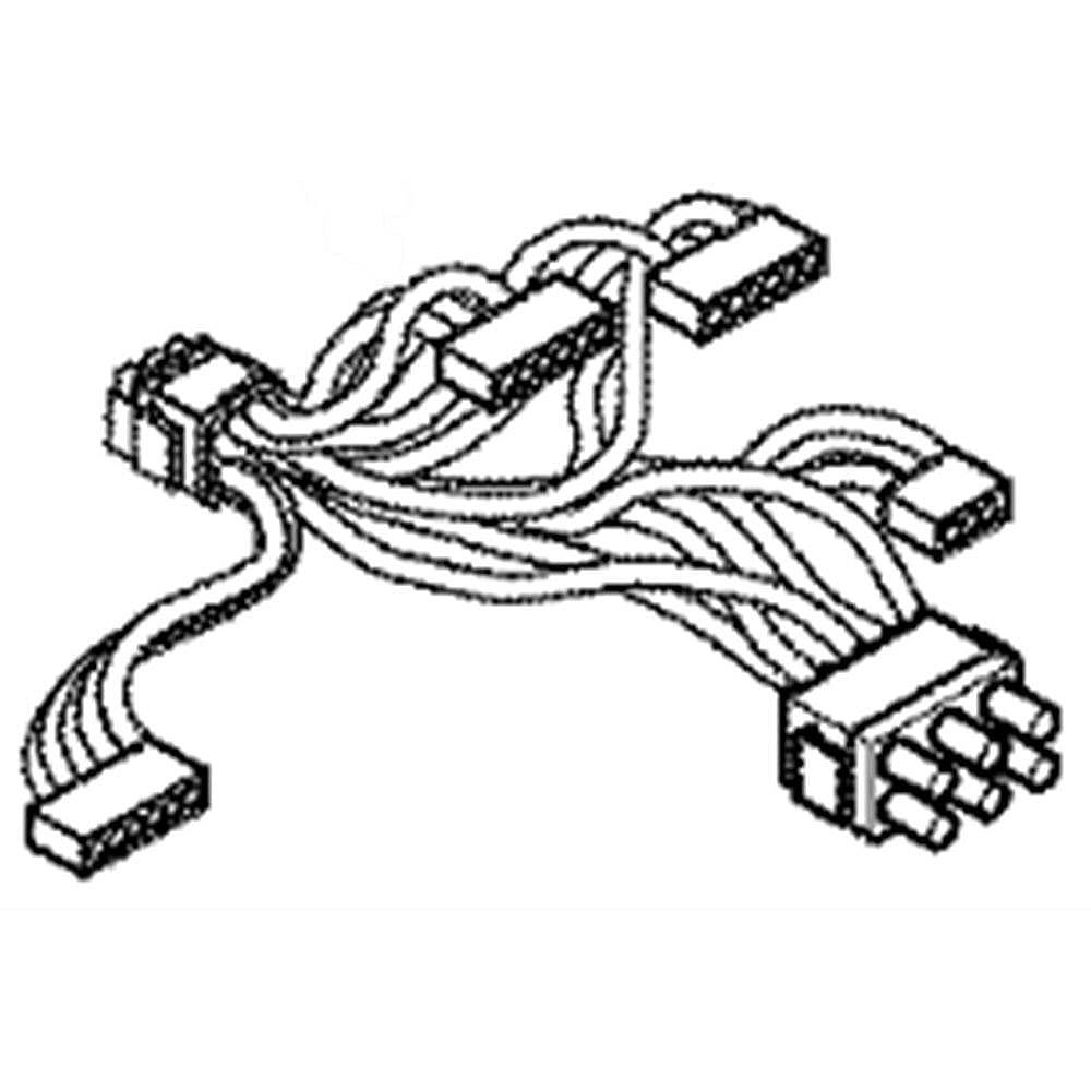 GE Part #wb24K10063, Ran Wire Harness | 14.00 x 9.50 x 1.00
