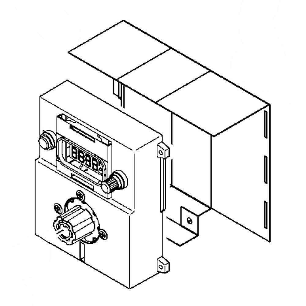 GE Part #wb24K10081, Encoder Assembly | 11.90 x 10.20 x 3.10