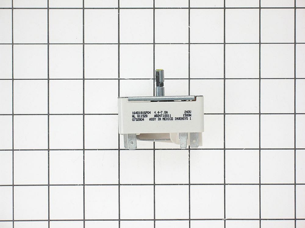Part #wb24T10011, Range Surface Element Control Switch, 1, 500-Watt / 2.00 x 6.00 x 1.30