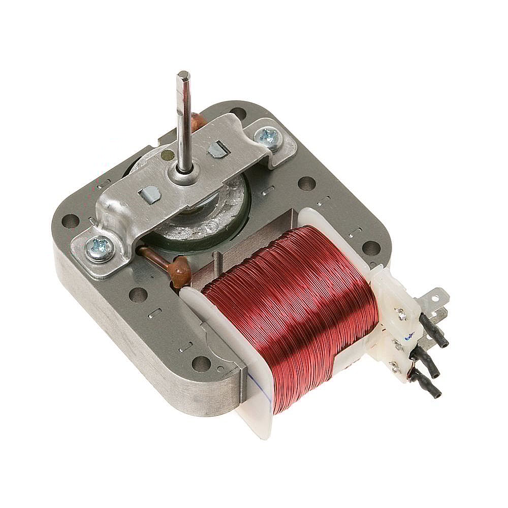 Photo of GE Part #wb26X10247, Motor, ac Fan | 4.60 x 4.00 x 3.70 from Repair Parts Direct