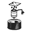 Range Hood Blower Assembly