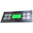 Range Selection Button Overlay for Hotpoint RGB745BEA2WH - Part WB27K10017