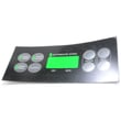 Range Oven Control Overlay for Hotpoint RB787WC1WW - Part WB27K10040