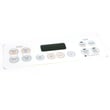 Range Oven Control Overlay for Hotpoint RB787BH1BB - Part WB27K10119