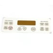Range Oven Control Overlay for GE JGBP36WEL2WW - Part WB27K10128