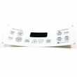 Range Oven Control Overlay for GE JGBP33BEH2BB - Part WB27K10132