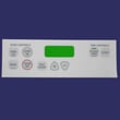 Range Oven Control Overlay for GE JBP21BH4CT - Part WB27K10242