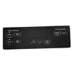 Range Oven Control Overlay for GE JGBS23SEM7SS - Part WB27K10255