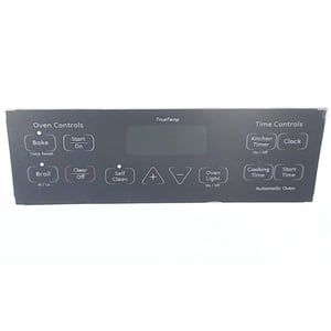 Range Oven Control Overlay WB27K10264