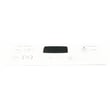 Range Oven Control Overlay (white) for GE JGBS18DEN2BB - Part WB27K10266