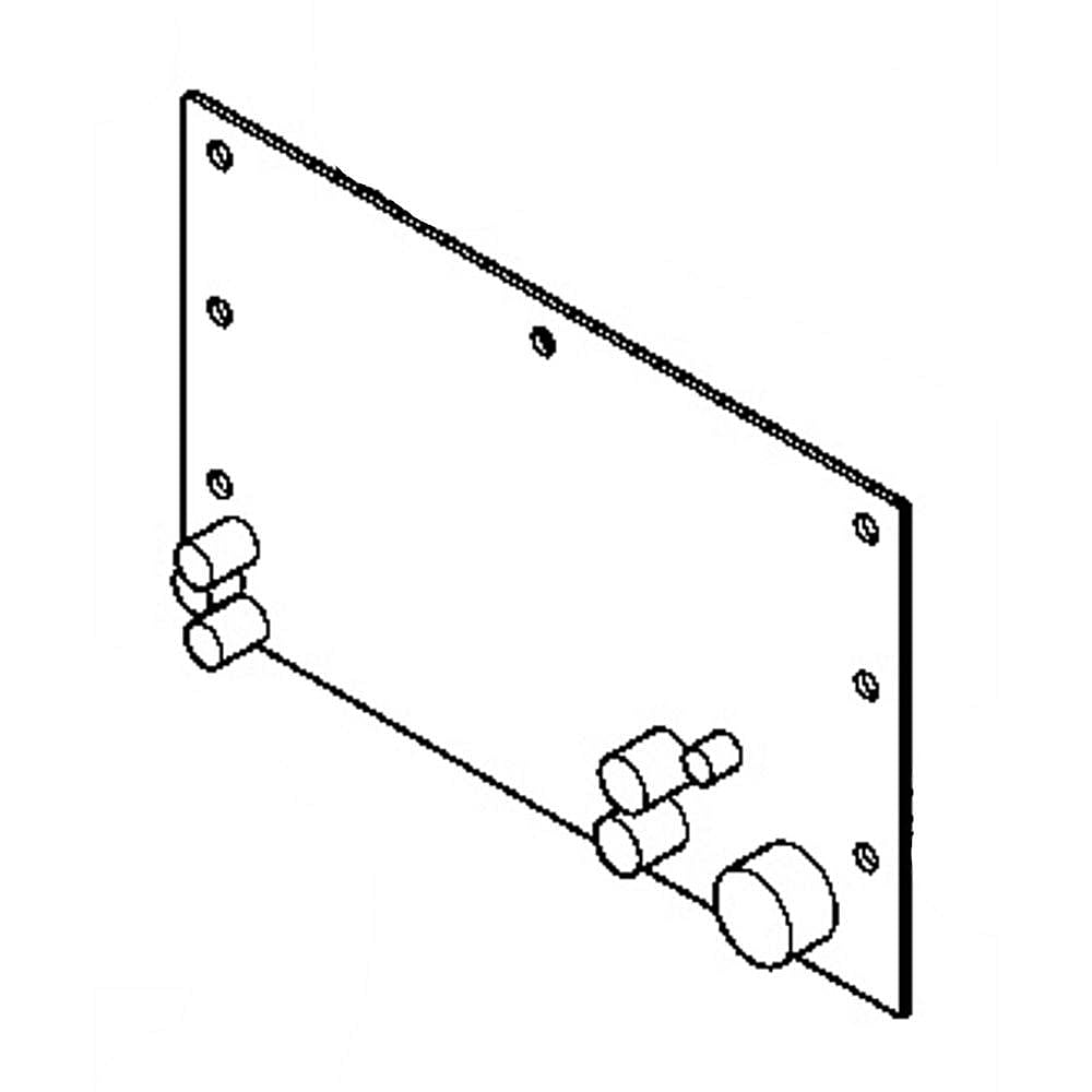 Part #wb27K10456, Range Display Board / 11.10 x 7.40 x 2.80