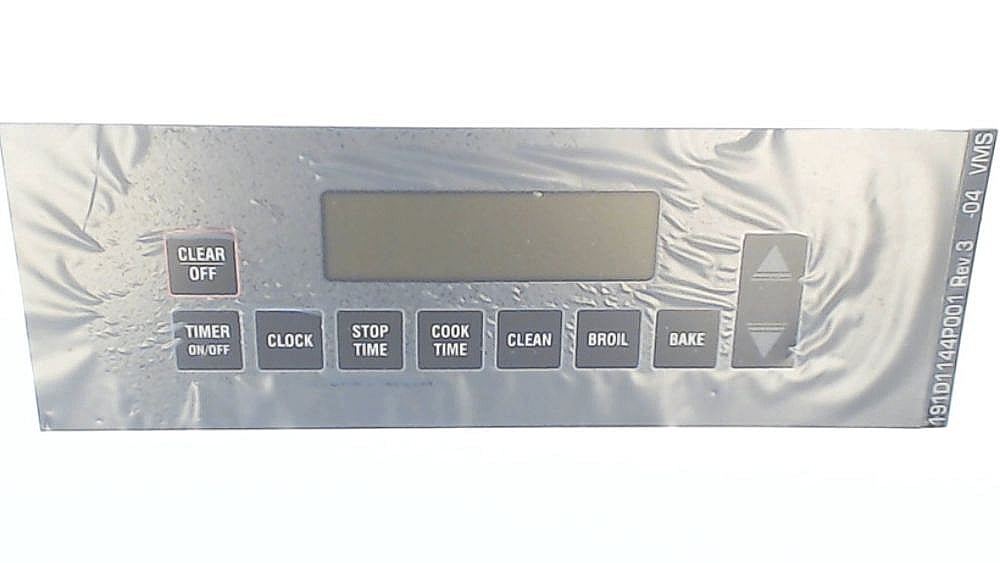 Photo of Wall Oven Control Faceplate from Repair Parts Direct