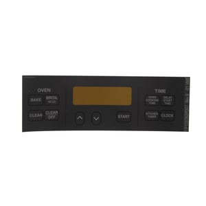 Range Oven Control Overlay (black) (replaces Wb27t10195) WB27T10193