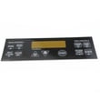 Range Oven Control Faceplate for GE JBP80KF1CC - Part WB27T10456
