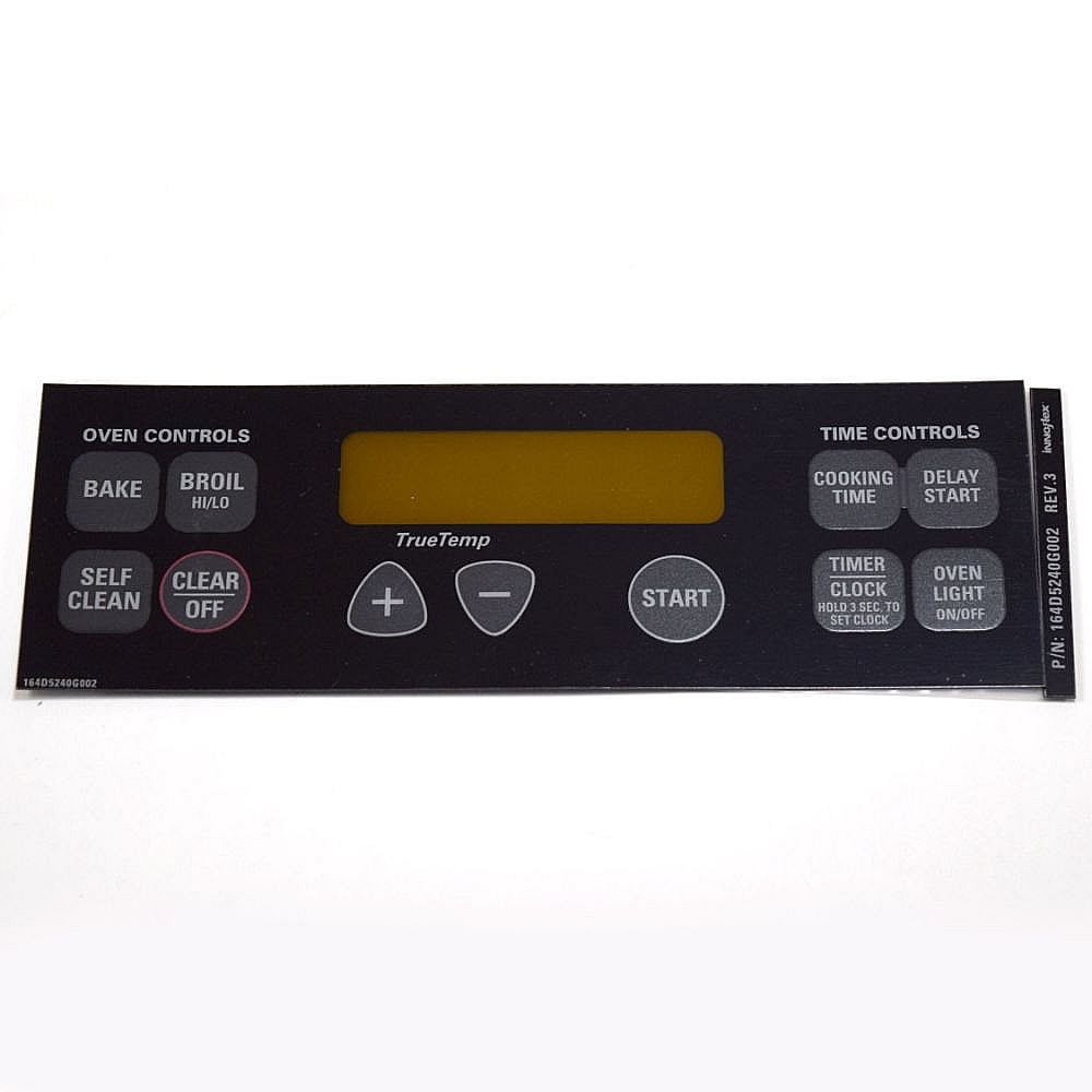 Photo of Range Control Panel Faceplate from Repair Parts Direct