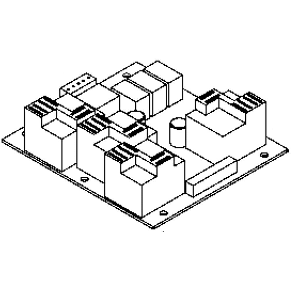 Wall Oven Relay Control Board