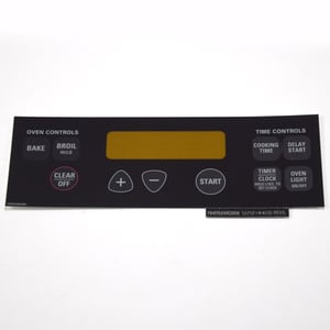 Wall Oven Control Overlay (black) WB27T10589