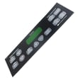 Range Oven Control Faceplate for GE JBP81TK2WW - Part WB27T10675