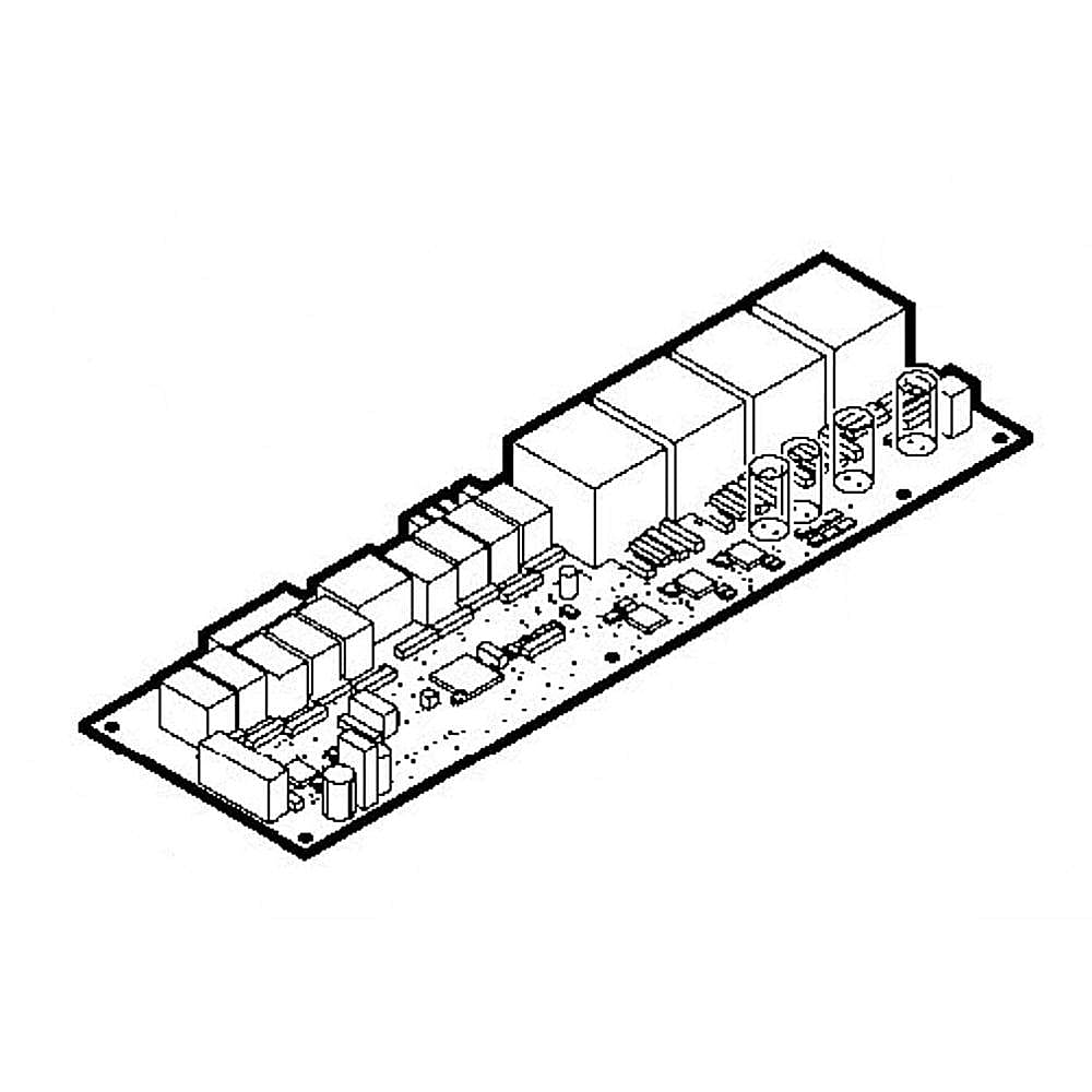 Part #wb27T11060, Wall Oven Relay Control Board / 13.00 x 5.70 x 5.70