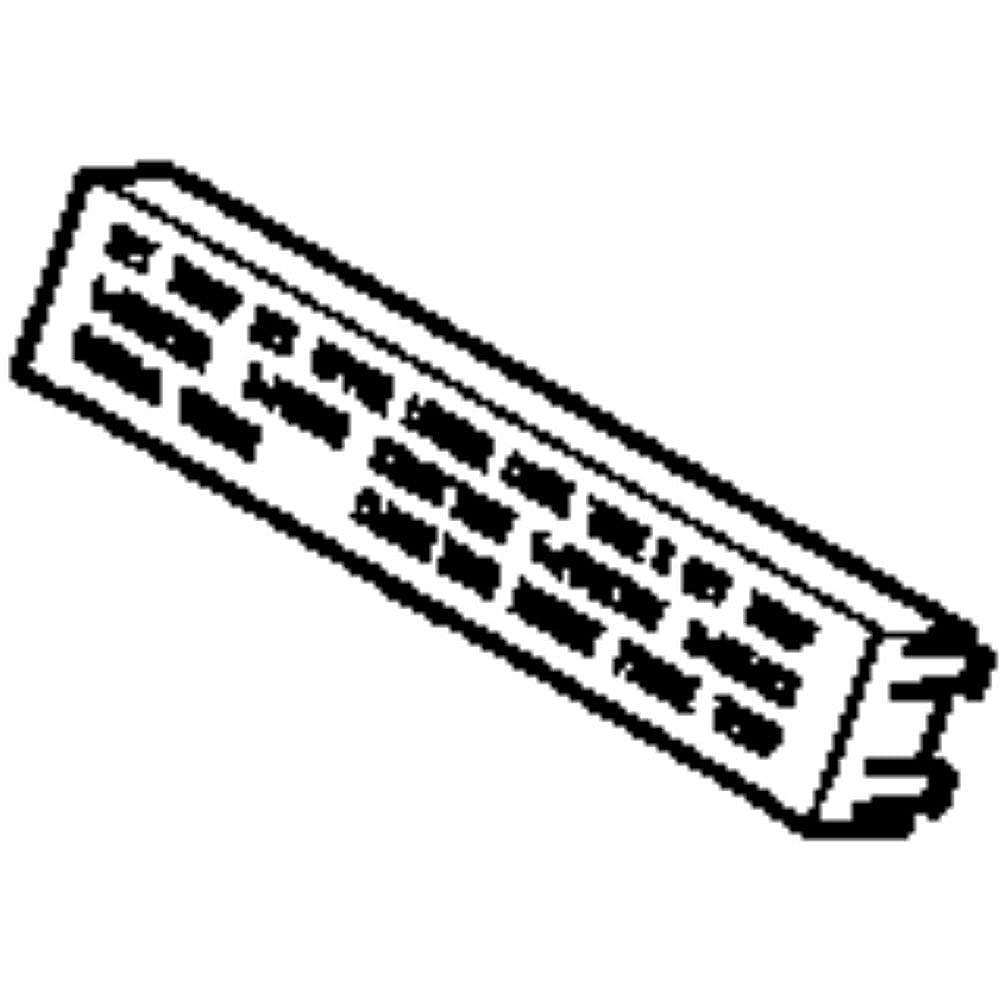 GE Part #wb27T11115, Guide Overlay | 6.00 x 6.00 x 0.10