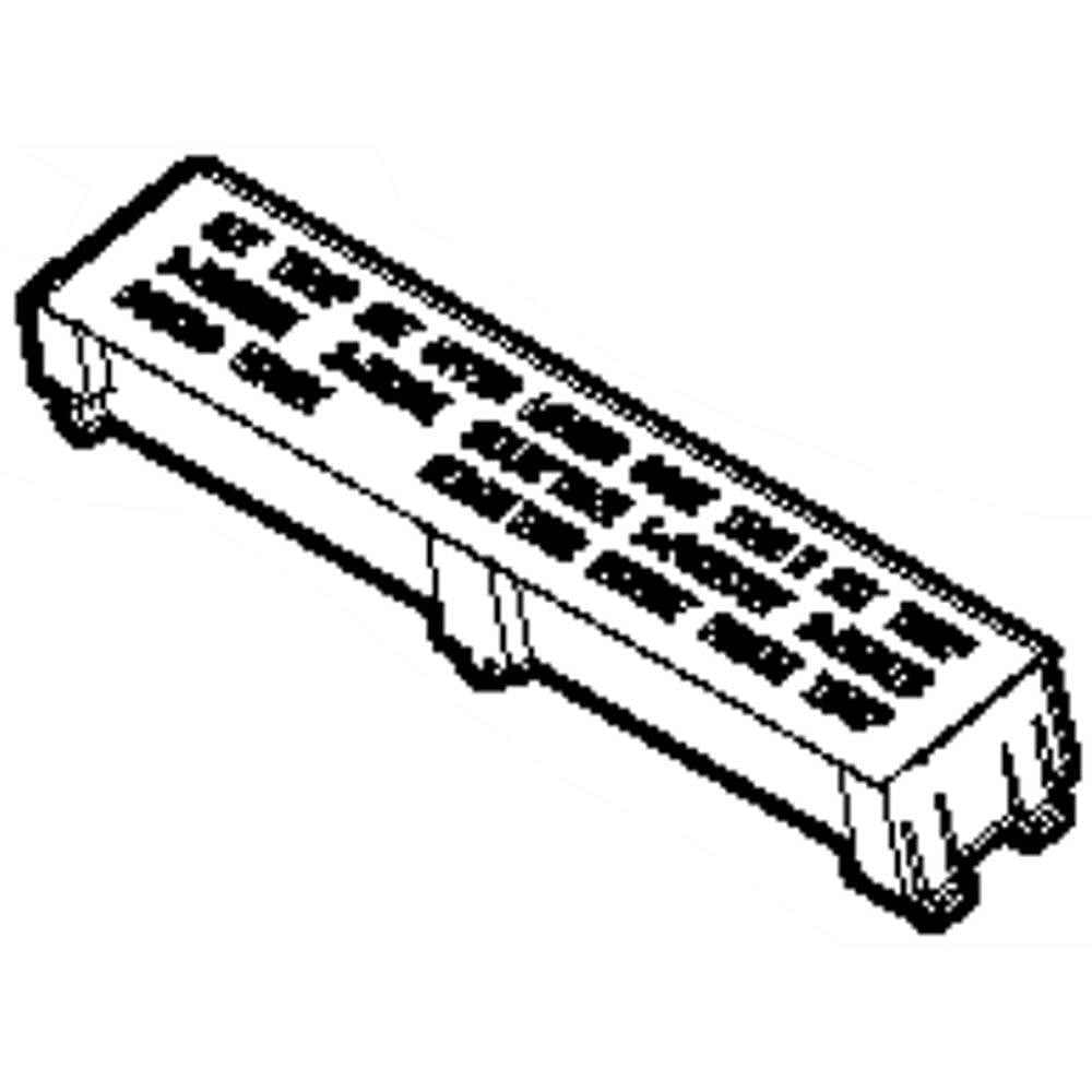 GE Part #wb27T11121, Guide Overlay | 6.00 x 6.00 x 0.60