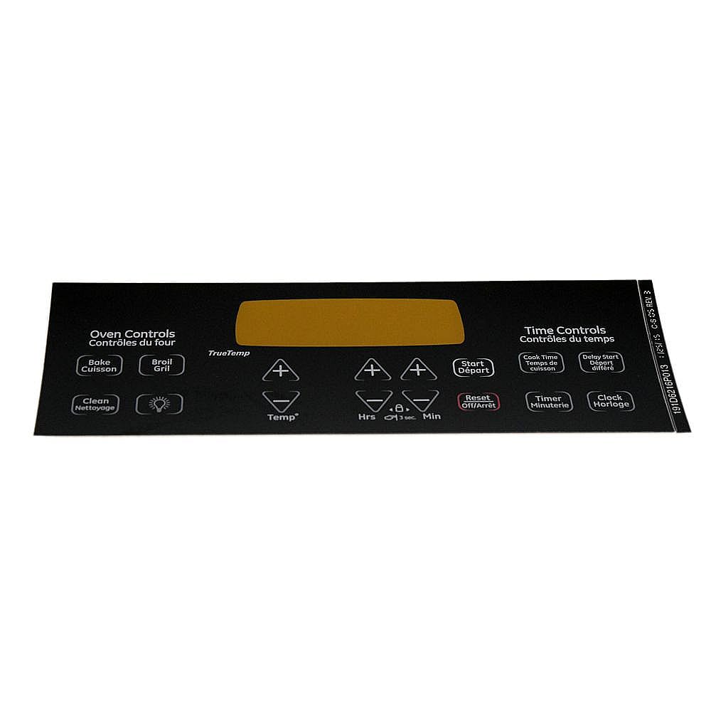 GE Part #wb27T11239, Oven Faceplate | 14.00 x 9.50 x 0.10