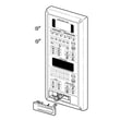 Control Panel for GE JKP90WM2WW - Part WB27T11257