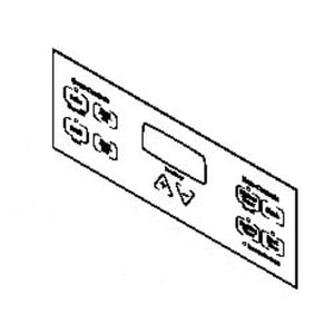 Wall Oven Control Overlay WB27T11338
