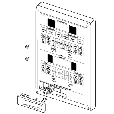 Wall Oven Control Panel undefined