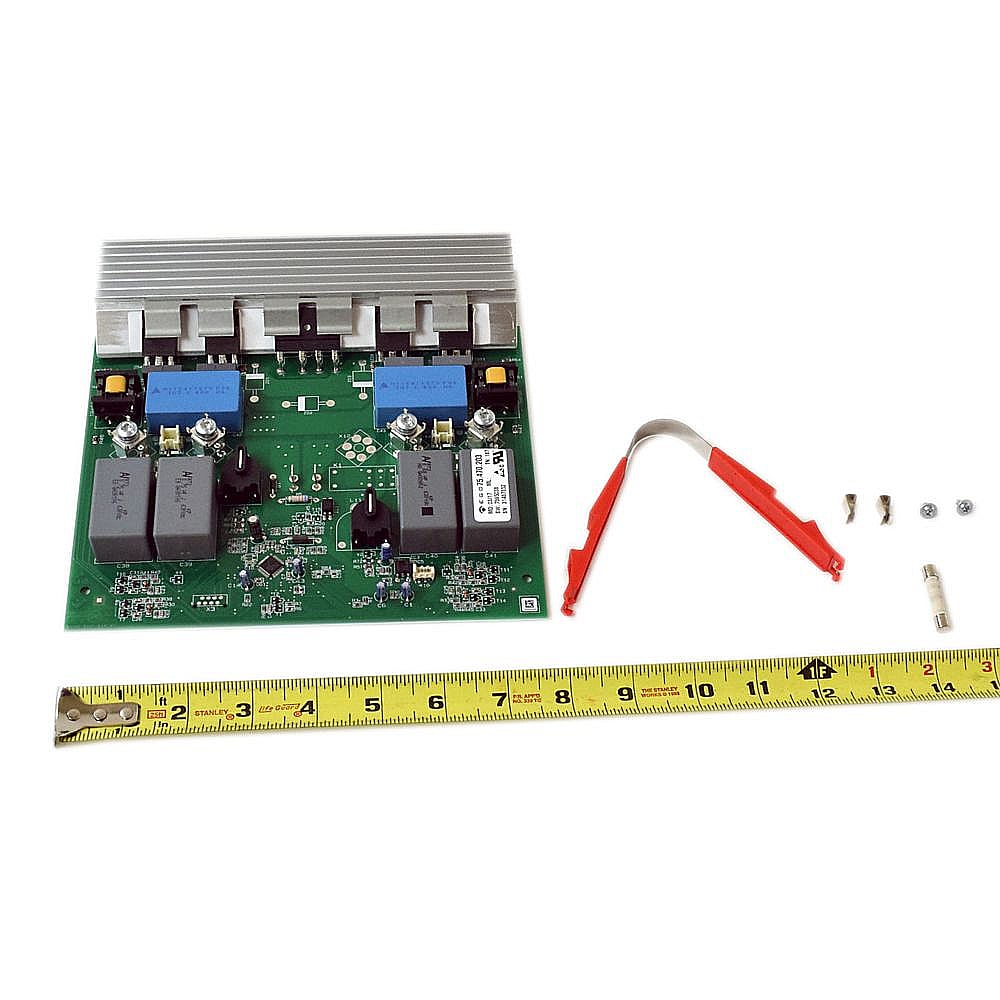 Part #wb27X11001, Cooktop Induction Power Supply Board, Center / 13.80 x 10.40 x 2.50