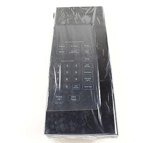 Part #wb27X11216, Microwave Control Panel Assembly (Black) / 17.80 x 8.90 x 4.50