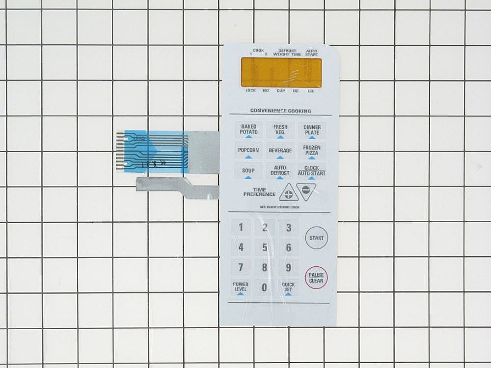 GE Part #wb27X1154, Key Panel | 11.70 x 3.60 x 2.30