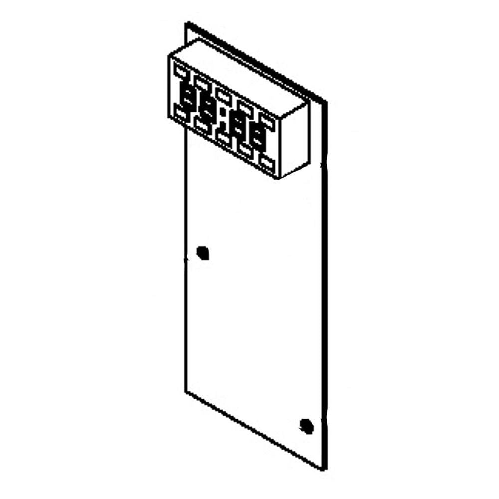 Part #wb27X21340, Microwave Electronic Control Board / 6.50 x 4.70 x 2.40
