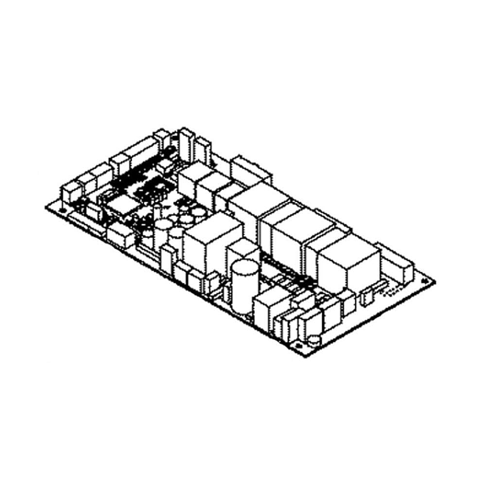 GE Part #wb27X21657, Wall Oven Upper Oven Control Board | 11.00 x 7.40 x 2.80