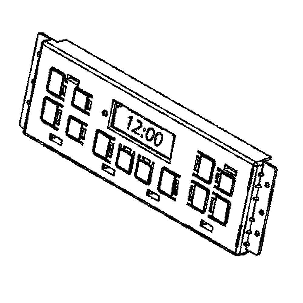 GE Part #wb27X27882, Ran Oven Control Board | 14.60 x 6.00 x 6.20