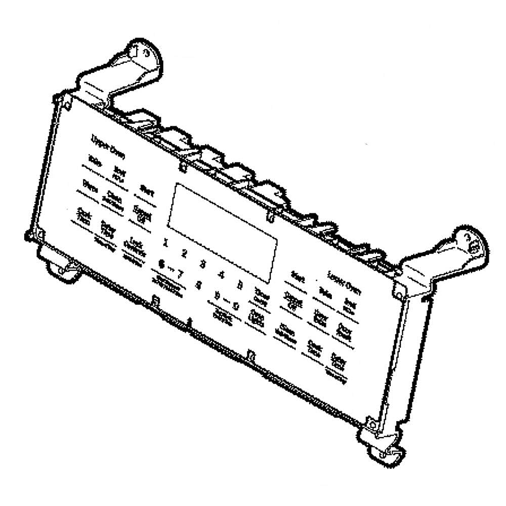 Range Oven Control Board and Overlay (White)