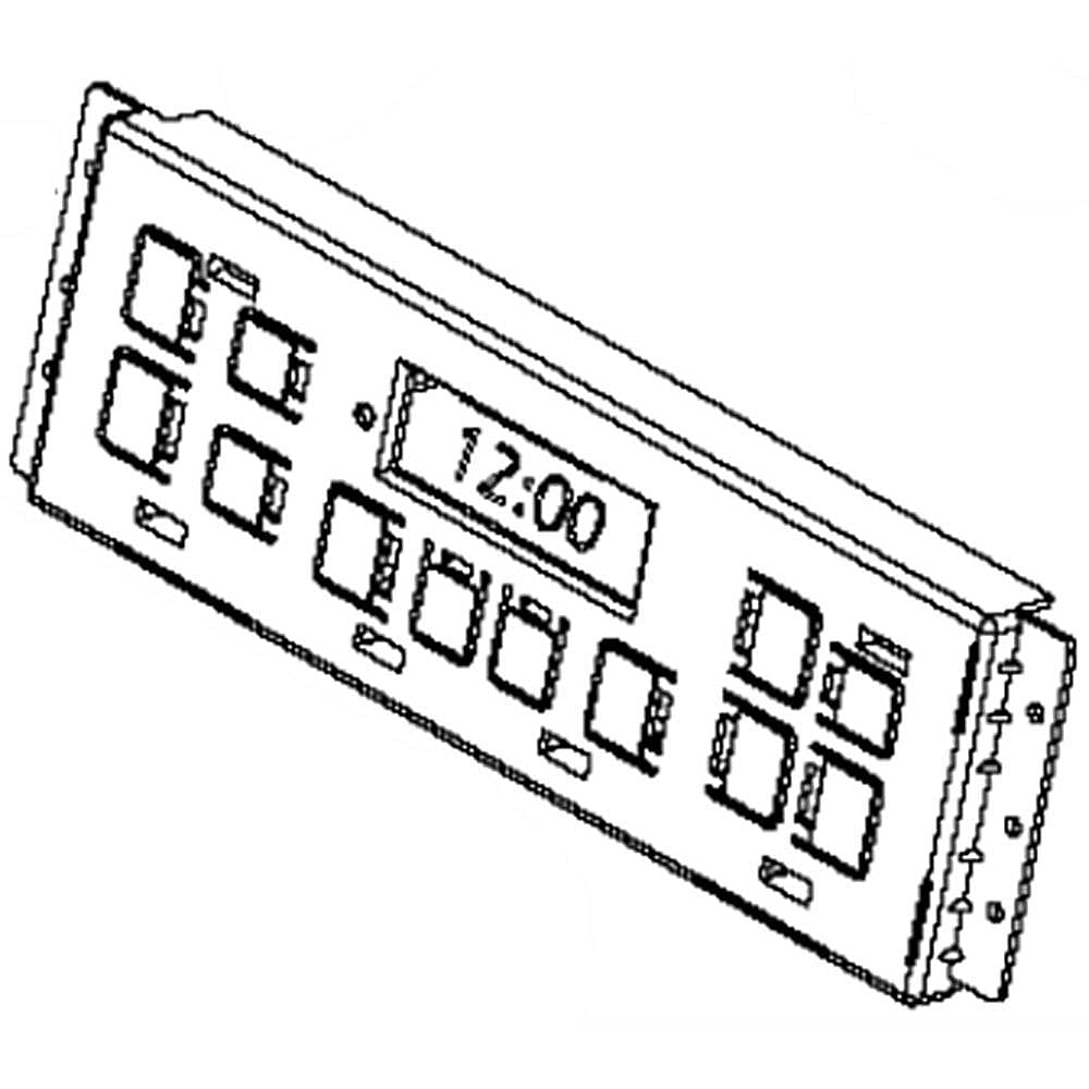 Part #wb27X29135, Range Oven Control Board (White) / 14.70 x 6.30 x 5.90