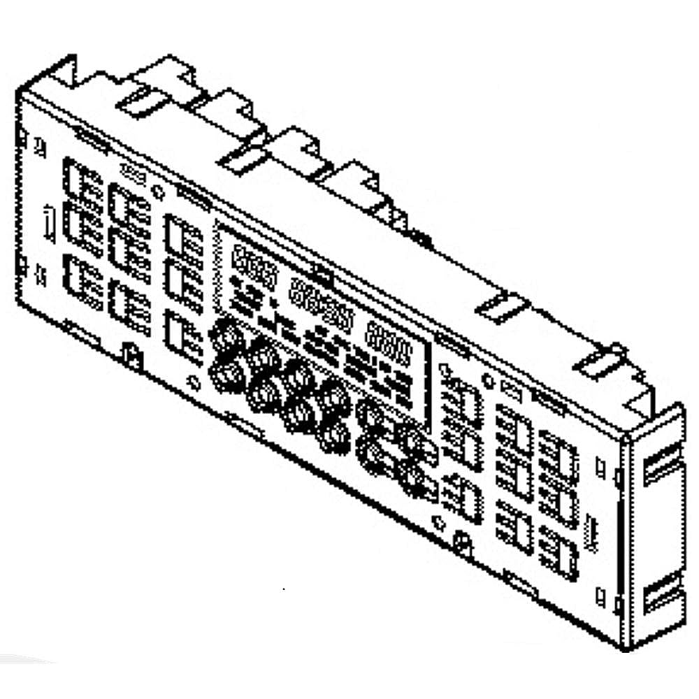 GE Part #wb27X29607, Wall Oven Control Board, White | 14.80 x 6.40 x 5.80