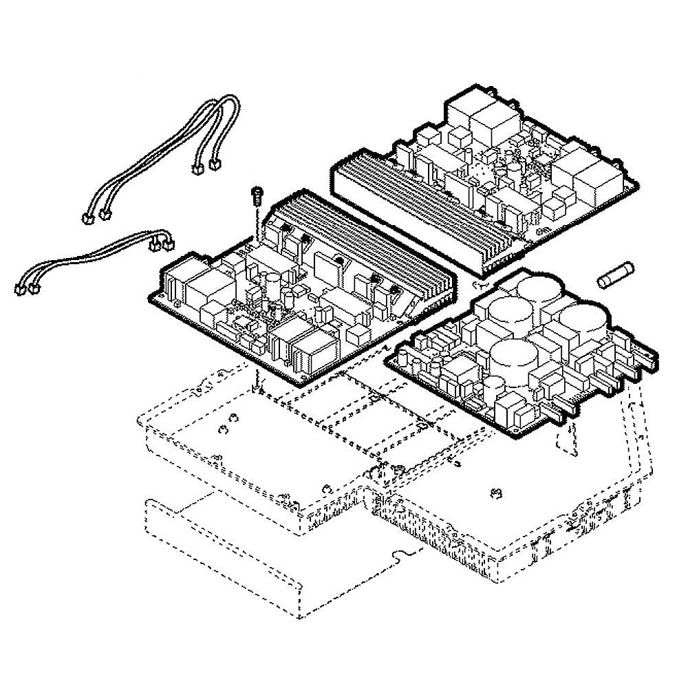 GE Part #wb27X31302, Cooktop Induction Module | 18.50 x 17.25 x 2.50