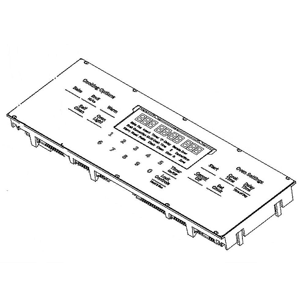 Part #wb27X32140, Range Oven Control Board And Overlay (Replaces Wb27X29062) / 18.00 x 11.90 x 7.00
