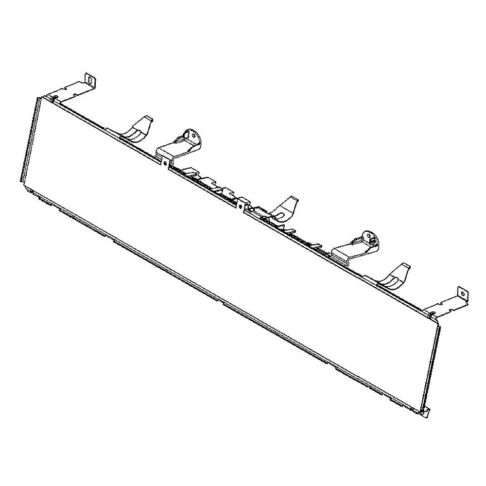 Part #wb27X32808, Range Touch Control Panel (Doran Gray) / 33.30 x 9.20 x 3.20
