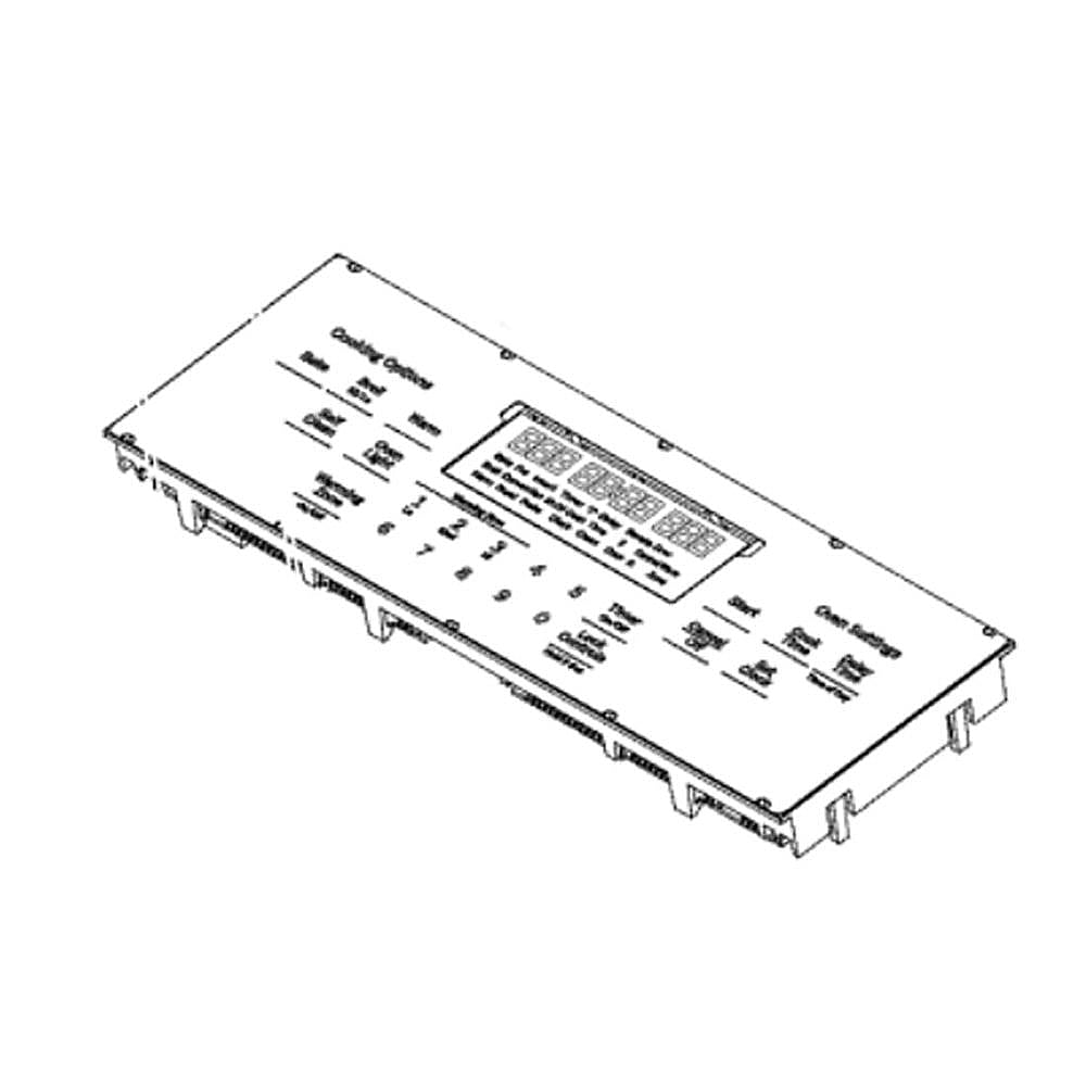 Part #wb27X33138, Range Oven Control Board And Overlay (Replaces Wb27X32148) / 18.00 x 12.00 x 6.50