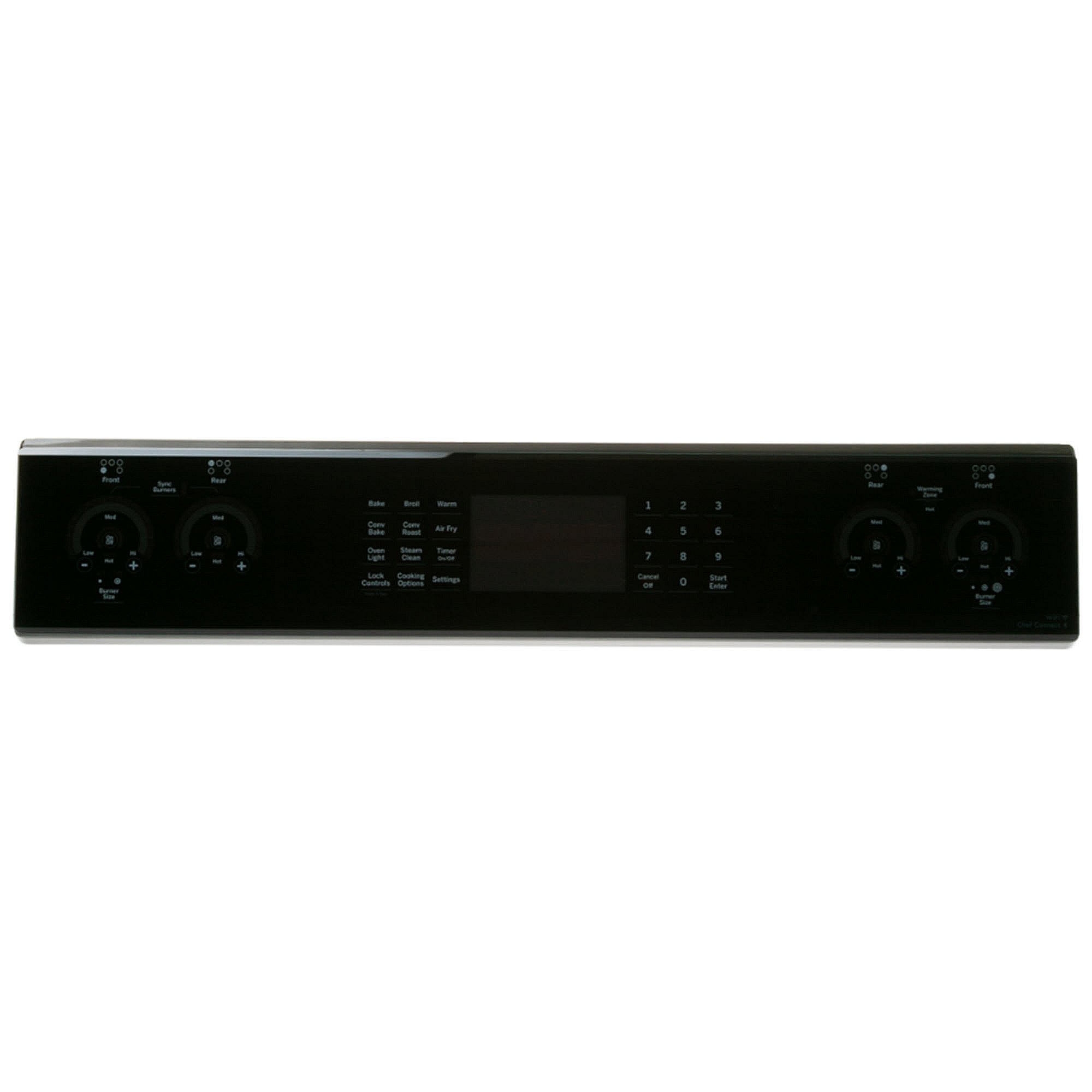 Part #wb27X43577, Black Stainless Control Panel & Trim W/