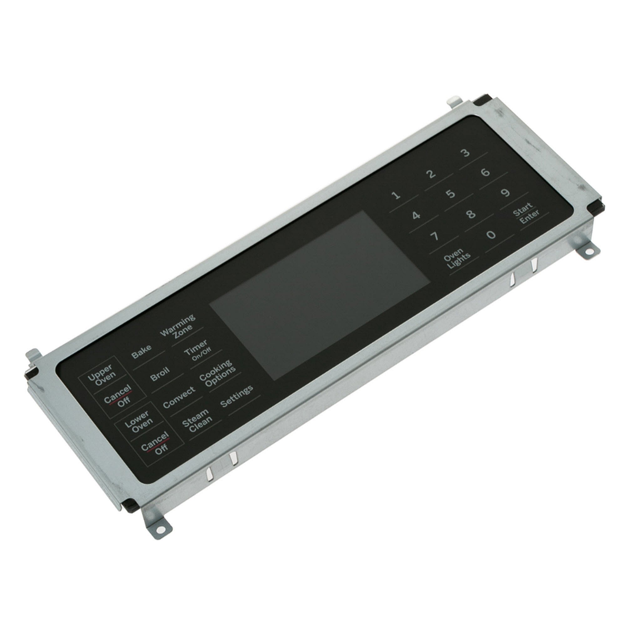 Photo of GE Part #wb27X43580, Stainless Control Panel & Board from Repair Parts Direct