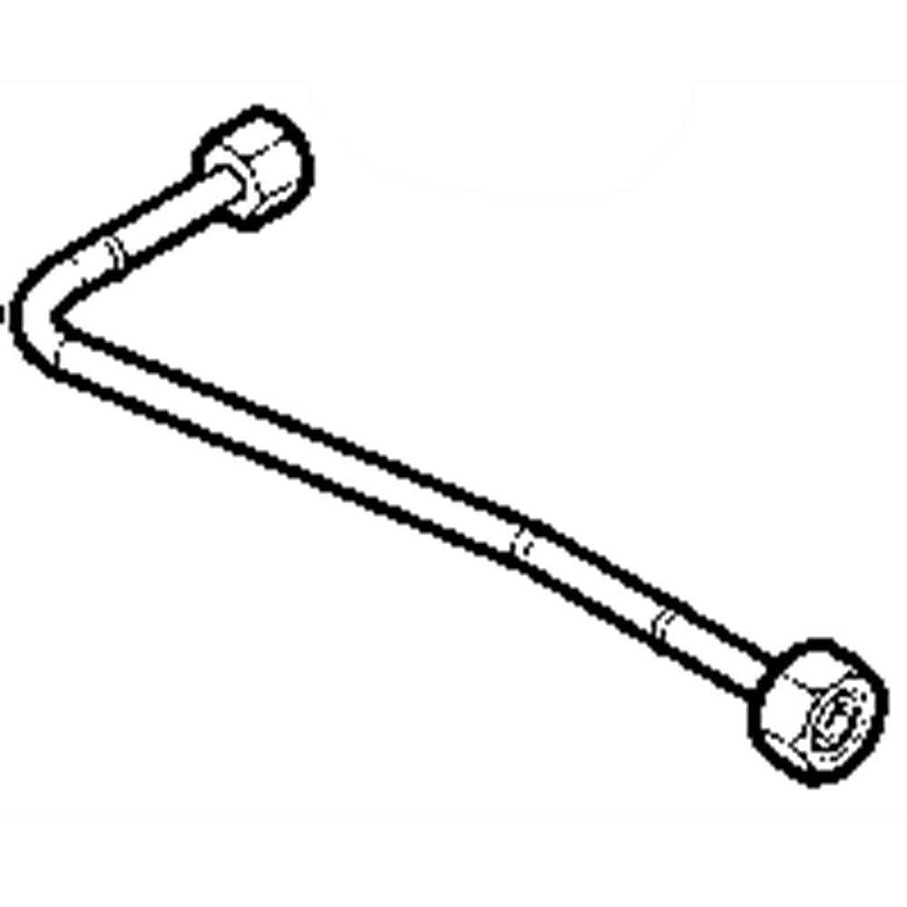 GE Part #wb28T10058, Burner Tube | 9.20 x 4.00 x 2.60