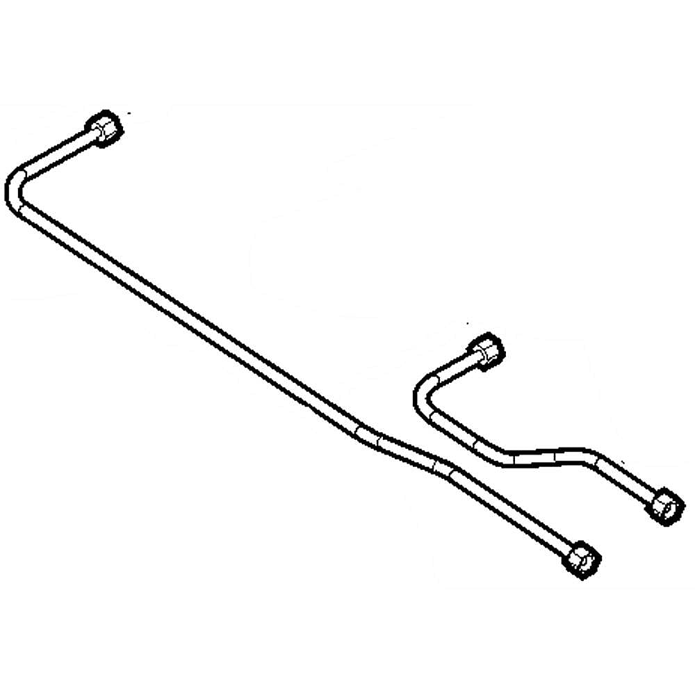 Part #wb28T10102, Burner Tube / 21.50 x 8.00 x 0.50