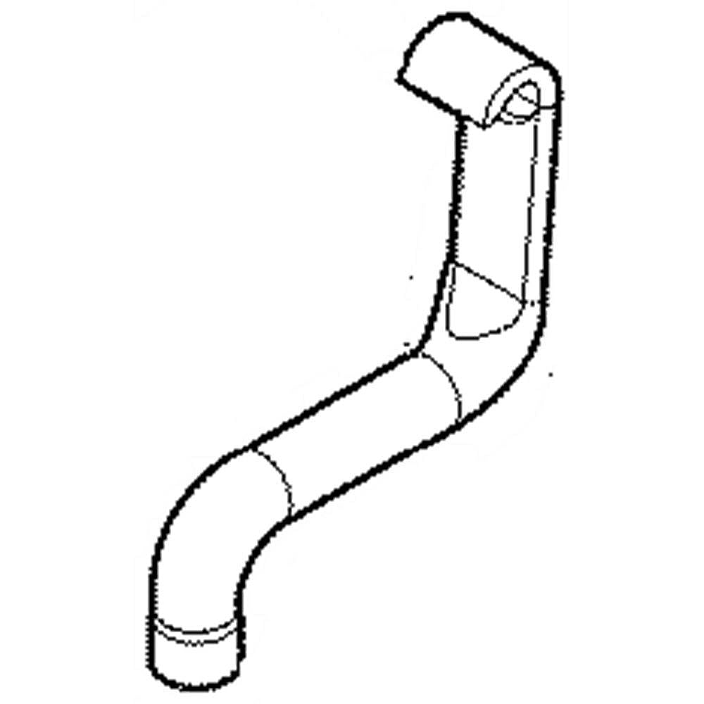 GE Part #wb28T10217, Radiant Vent Tube | 22.00 x 8.00 x 2.20