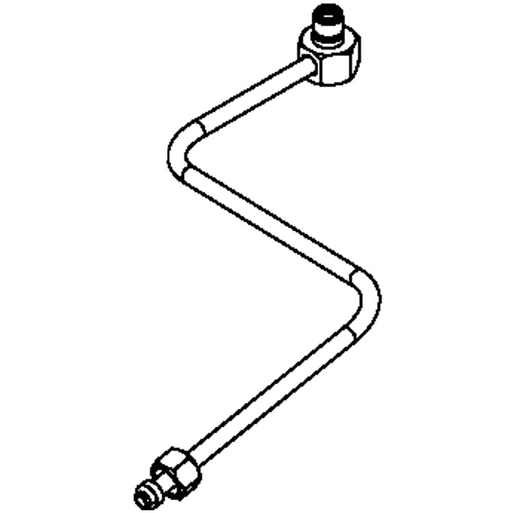 GE Part #wb28T10269, Burner Tube | 20.00 x 4.70 x 3.40