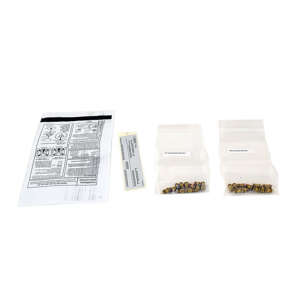 Part #wb28T10279, Cooktop High-Altitude Conversion Kit / 10.00 x 6.00 x 0.30