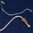 Range Surface Burner Simmer Tube, Front for GE ZDP30N4H3SS - Part WB28X10067